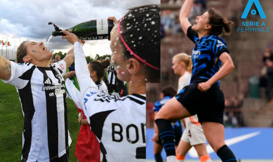 La Juventus Femenina gana su sexto scudetto ; el Inter de Milán se clasifica para la Champions League